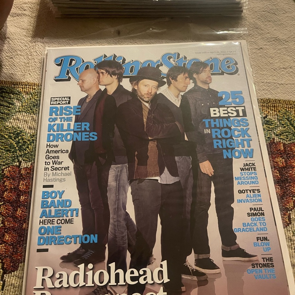 Rolling Stone Magazine Issue 1155 April 26 2012 Radiohead Jack White